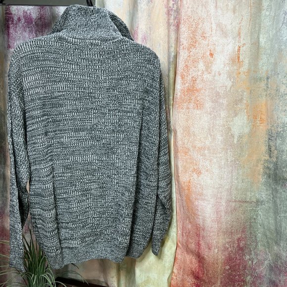 ๐ Barisal Men Knitted Sweater with Zipper Heather Gray - Picture 5 of 14